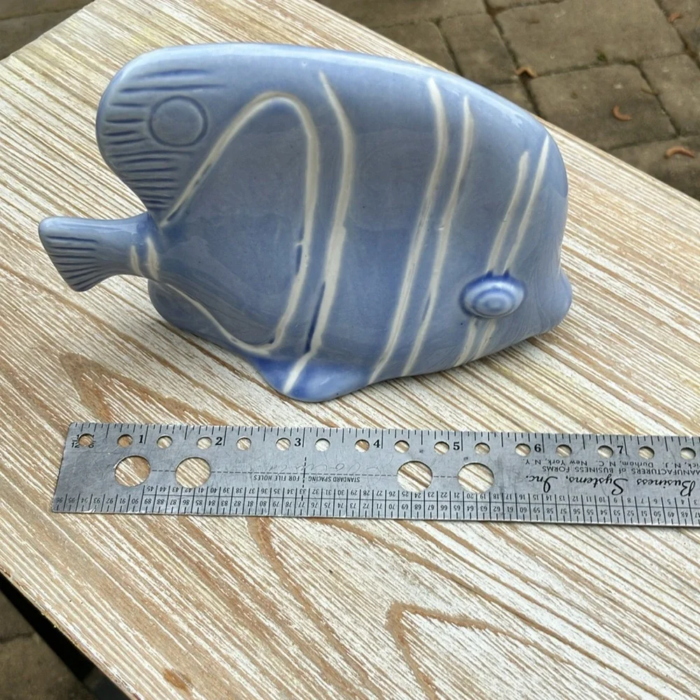 Ceramic Fish Decor - Blue